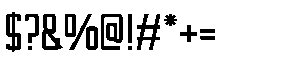 Ludane Condensed Ludane Regular Font OTHER CHARS
