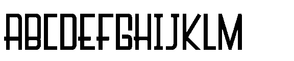Ludane Condensed Ludane Regular Font UPPERCASE