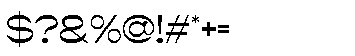 Ludowise Regular Font OTHER CHARS
