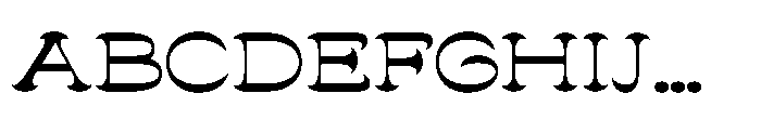 Ludowise Regular Font UPPERCASE