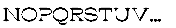 Ludowise Regular Font UPPERCASE