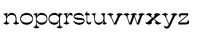 Ludowise Regular Font LOWERCASE