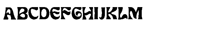 Lufige Font UPPERCASE