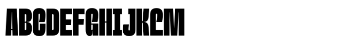 Lugak Sans Bold Compressed Font UPPERCASE
