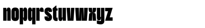 Lugak Sans Bold Condensed Font LOWERCASE