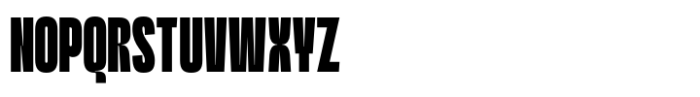 Lugak Sans Bold Narrow Font UPPERCASE