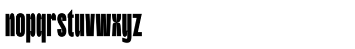 Lugak Sans Bold Thigt Font LOWERCASE