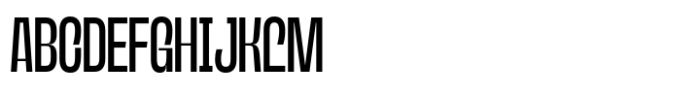 Lugak Sans Extralight Condensed Font UPPERCASE