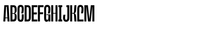 Lugak Sans Light Compressed Font UPPERCASE