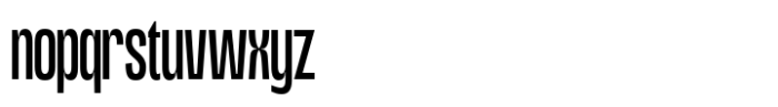 Lugak Sans Light Compressed Font LOWERCASE