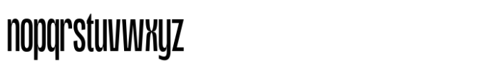 Lugak Sans Light Narrow Font LOWERCASE