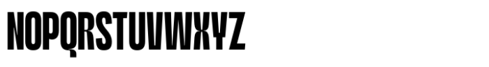 Lugak Sans Medium Compressed Font UPPERCASE