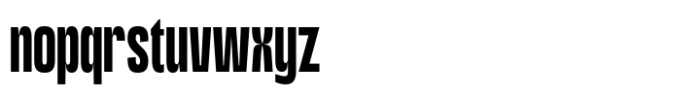 Lugak Sans Medium Compressed Font LOWERCASE