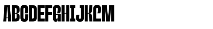 Lugak Sans Medium Condensed Font UPPERCASE