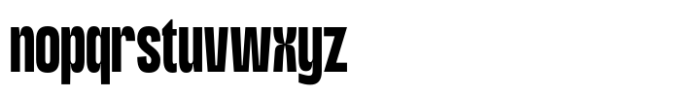 Lugak Sans Medium Condensed Font LOWERCASE
