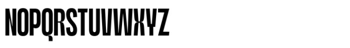Lugak Sans Regular Compressed Font UPPERCASE