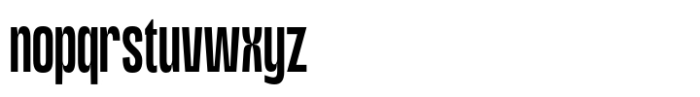 Lugak Sans Regular Compressed Font LOWERCASE