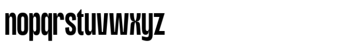 Lugak Sans Regular Condensed Font LOWERCASE