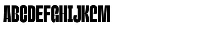 Lugak Sans Semibold Compressed Font UPPERCASE