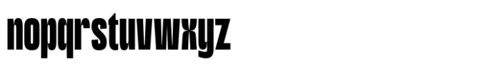 Lugak Sans Semibold Compressed Font LOWERCASE