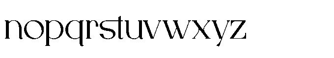 Lugielle Regular Font LOWERCASE
