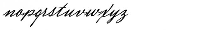 Luitpold Handwriting Font LOWERCASE