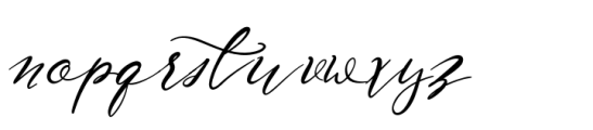 Lukara Font LOWERCASE