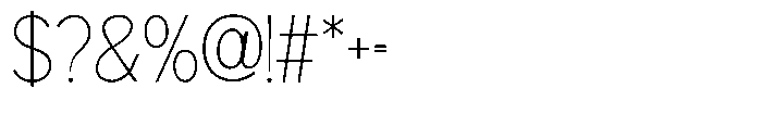 Lulane Font OTHER CHARS