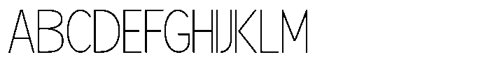 Lulane Font UPPERCASE