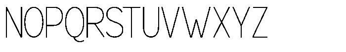 Lulane Font UPPERCASE