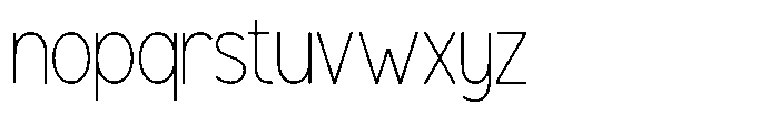 Lulane Font LOWERCASE