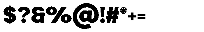 Luma Prime Black Font OTHER CHARS