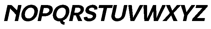 Luma Prime Bold Slant Font UPPERCASE