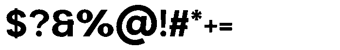 Luma Prime Bold Font OTHER CHARS
