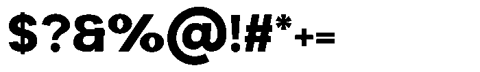 Luma Prime Extra Bold Font OTHER CHARS