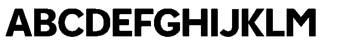 Luma Prime Extra Bold Font UPPERCASE