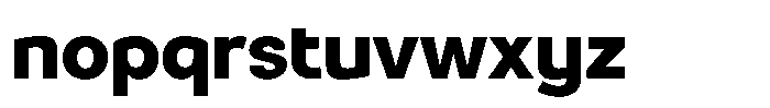 Luma Prime Extra Bold Font LOWERCASE