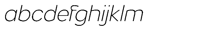 Luma Prime Extra Light Slant FONT