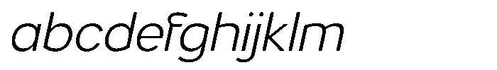 Luma Prime Light Slant FONT