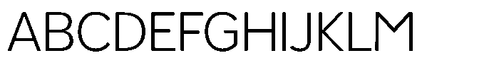 Luma Prime Light Font UPPERCASE