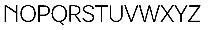 Luma Prime Light Font UPPERCASE