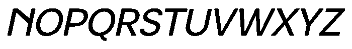 Luma Prime Medium Slant Font UPPERCASE