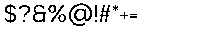 Luma Prime Regular Font OTHER CHARS