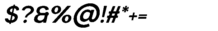 Luma Prime Semi Bold Slant Font OTHER CHARS