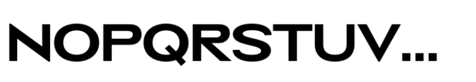 Lumbrance Sans Bold Exp Font UPPERCASE