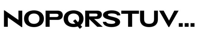 Lumbrance Sans Extrabold Exp Font UPPERCASE