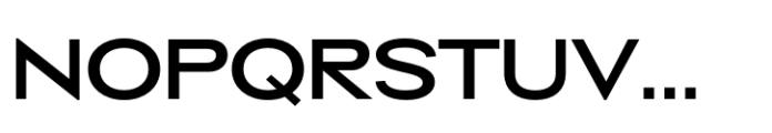 Lumbrance Sans Medium Exp Font UPPERCASE