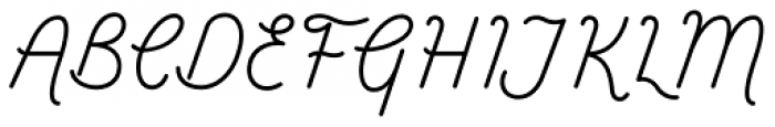Lumen Script Medium Font UPPERCASE