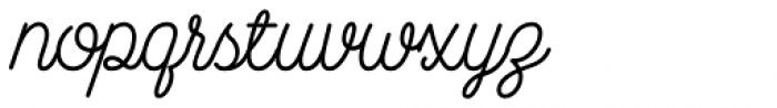 Lumen Script Medium Font LOWERCASE