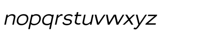 Lumend Italic Font LOWERCASE